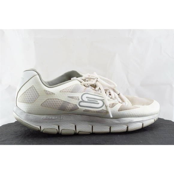 Skechers Fitness Walker Women Size 8.5‎ M White Walking Mesh 57050 - Picture 4 of 9